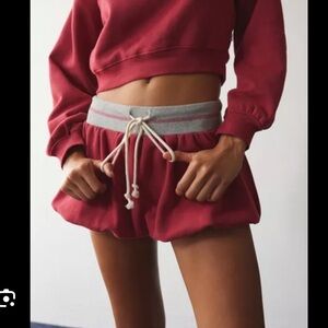 Urban Outfitters Red Athletic Mini Skirt